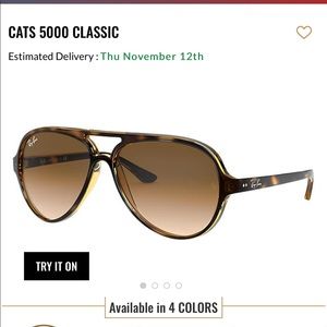 Rayban cats 5000 classic sunglasses